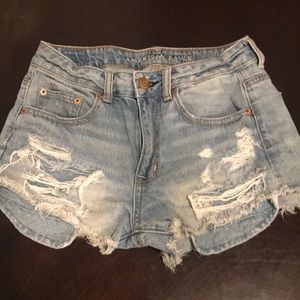 American eagle high waisted shorts